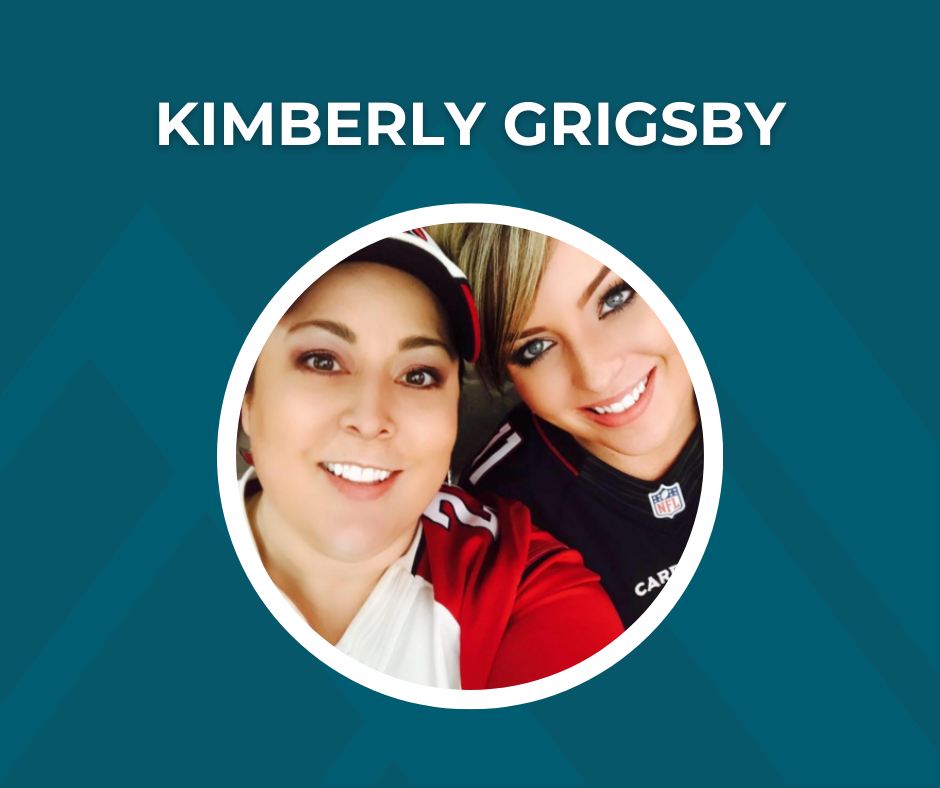 Picture of Kimberly Grigsby with text "Kimberly Grigsby"