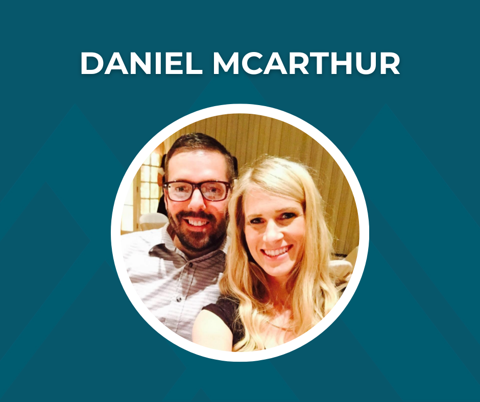 Picture of Daniel McArthur with text "Daniel McArthur"