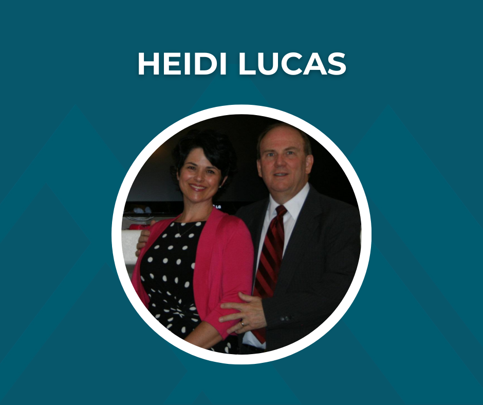 Picture of Heidi Lucas with text "Heidi Lucas"