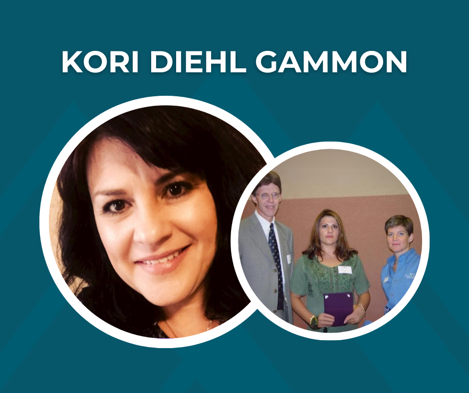 Picture of Kori Diehl Gammon and Kori Diehl Gammon receiving. Picture contains text "Kori Diehl Gammon"